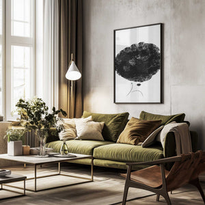 Tablou înramat „Ballerina Hair” de Pictufy Studio II