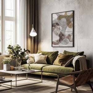 Tablou înramat „Brown Seaweed” de Pictufy Studio II
