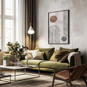Tablou înramat „Archs and Buds” de Pictufy Studio II