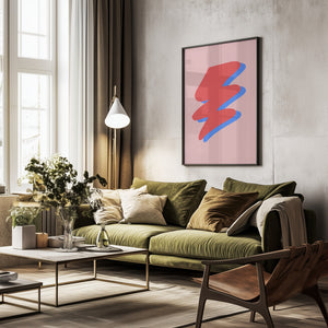 Tablou înramat „Lightning” de Pictufy Studio