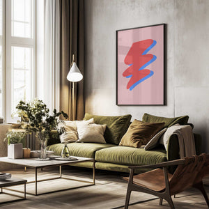 Tablou înramat „Lightning” de Pictufy Studio