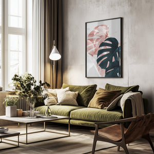 Tablou înramat „Monstera Creative 09” de Pictufy Studio III