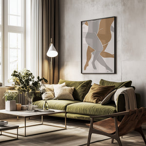 Tablou înramat „Lovers Beige” de Pictufy Studio II