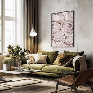 Tablou înramat „Pink Roses No 01” de Pictufy Studio III