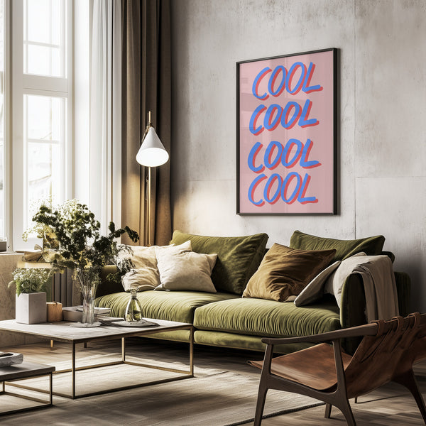 Tablou înramat „Cool Quote 02” de Pictufy Studio