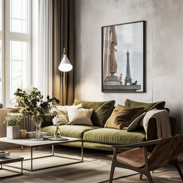 Tablou înramat „Eiffel Tower Paris” de Pictufy Studio III