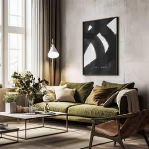 Tablou înramat „Love's Abstract Path” de uplusmestudio