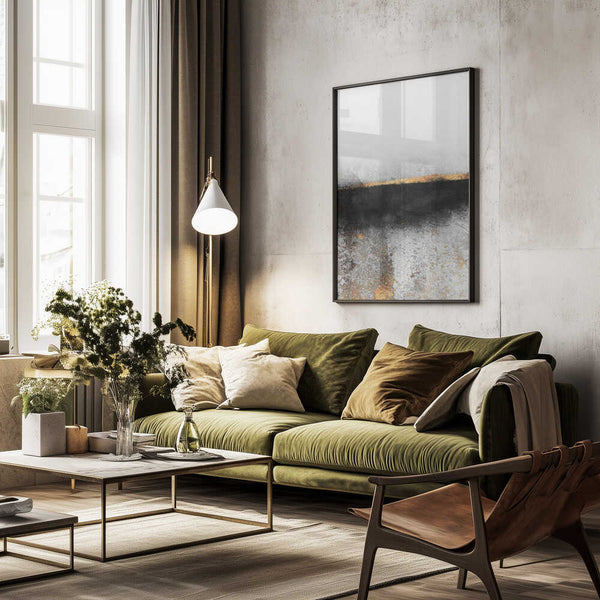 Tablou înramat „Soot And Gold” de Elisabeth Fredriksson