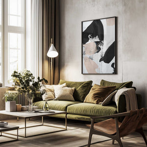 Tablou înramat „Black and Nude” de uplusmestudio