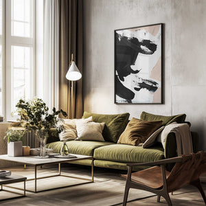 Tablou înramat „Black and Nude” de uplusmestudio