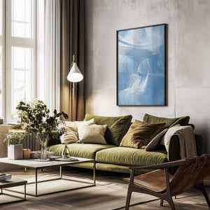 Tablou înramat „Acrylic Waves” de uplusmestudio