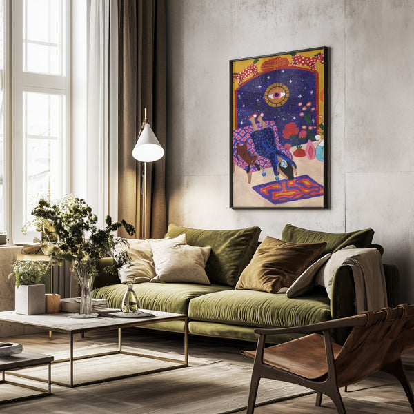 Tablou înramat „Day off from office” de Jota de jai