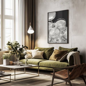 Tablou înramat „Champagne tower_5” de Pictufy Studio III