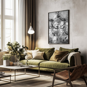 Tablou înramat „Champagne tower_8” de Pictufy Studio III