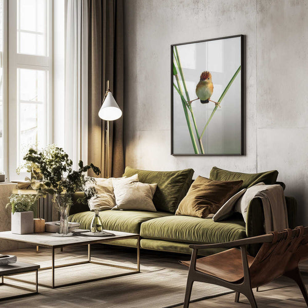 Tablou înramat „Kung Fu Master” de Lina Gunawan