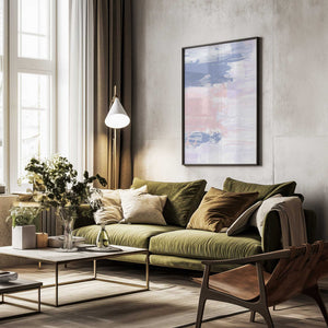 Tablou înramat „Pastel Brushstrokes” de uplusmestudio