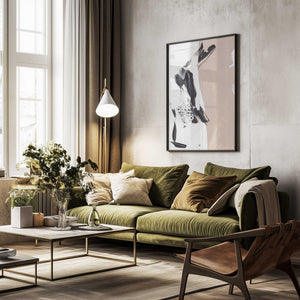 Tablou înramat „Monochrome Elegance” de uplusmestudio