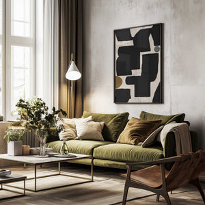 Tablou înramat „Shapes in Harmony” de THE MIUUS STUDIO