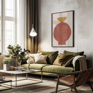 Tablou înramat „Geometric Harmony” de THE MIUUS STUDIO