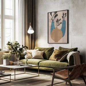Tablou înramat „Vases No7.” de THE MIUUS STUDIO