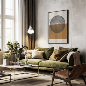 Tablou înramat „Concentric Reflections” de THE MIUUS STUDIO
