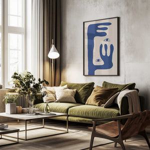 Tablou înramat „Abstract Face No1.” de THE MIUUS STUDIO