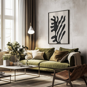 Tablou înramat „Silhouette Flow” de THE MIUUS STUDIO