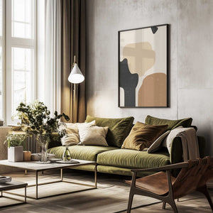 Tablou înramat „Abstract composition 1” de NKTN