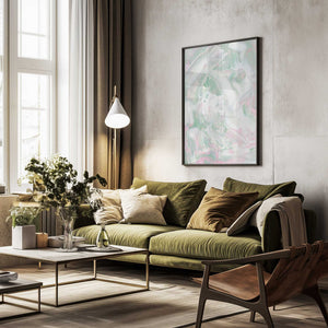 Tablou înramat „Whispers of Pastels” de uplusmestudio