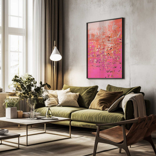 Tablou înramat „Vibrant Waves” de Treechild