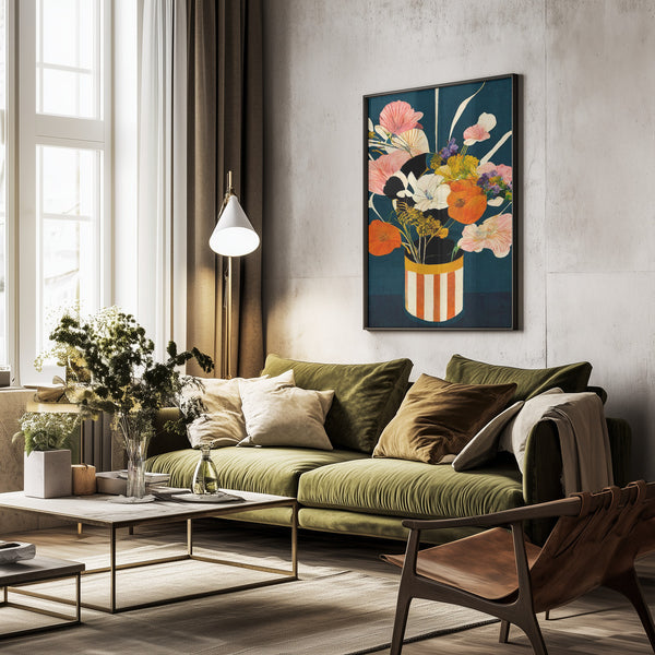 Tablou înramat „Vivid Blossoms” de Treechild