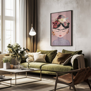 Tablou înramat „Floral Serenity” de Treechild