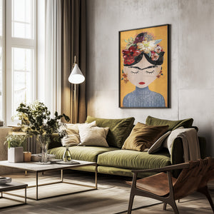 Tablou înramat „Floral Serenity” de Treechild