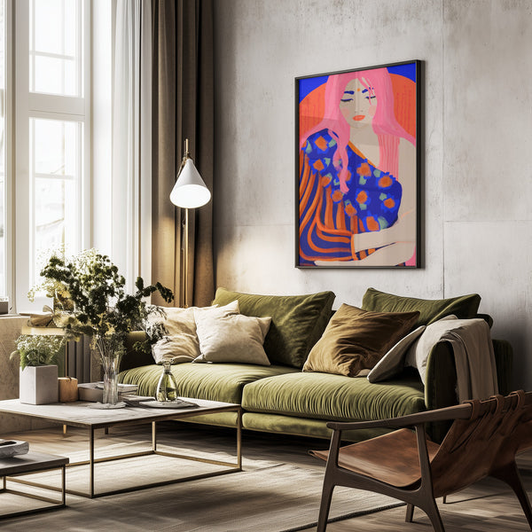 Tablou înramat „Vibrant Serenity” de Treechild