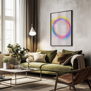 Tablou înramat „Luminous Spectrum Halo” de Treechild