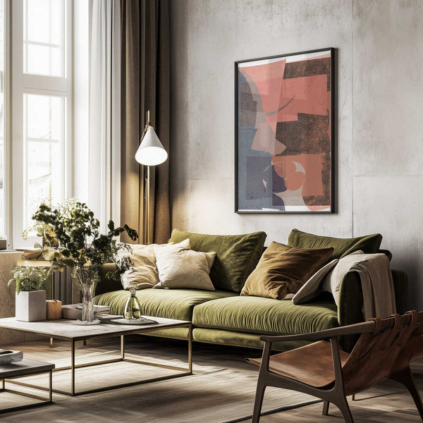 Tablou înramat „Fragmented Hues” de Treechild