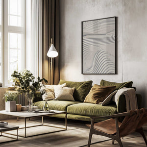 Tablou înramat „Mud Texture 14 Beige” de Pictufy Studio III