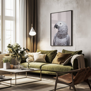 Tablou înramat „African Grey” de Kathrin Pienaar