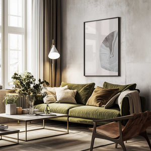 Tablou înramat „Marble Texture with Fluid Lines” de uplusmestudio