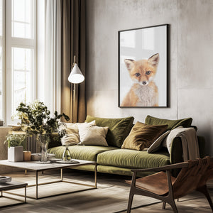 Tablou înramat „Baby Fox” de Kathrin Pienaar