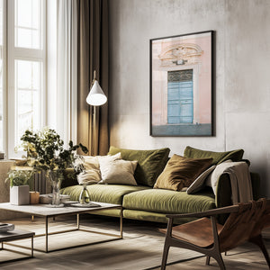 Tablou înramat „Pastel Trastevere - Rome Italy travel photography” de Raisa Zwart