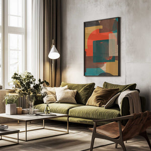 Tablou înramat „Shapes in Harmony” de THE MIUUS STUDIO