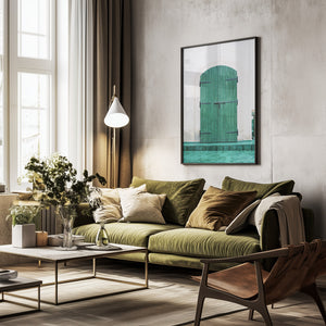 Tablou înramat „Marrakesh Green Door” de Raisa Zwart