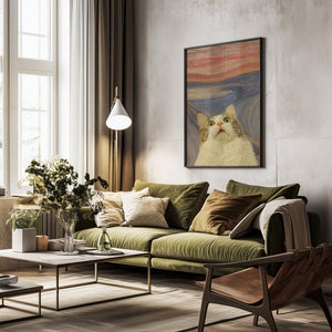 Tablou înramat „The Meow 02” de Artelele