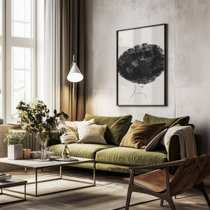Tablou înramat „Green Lips” de Pictufy Studio II