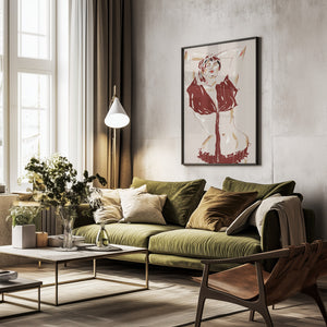Tablou înramat „Portrait Of A Model Beige” de Francesco Gulina