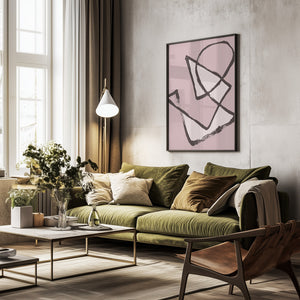 Tablou înramat „Abstract Shapes” de Pictufy Studio II