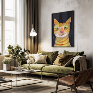 Tablou înramat „Ginger Cat” de Sharyn Bursic