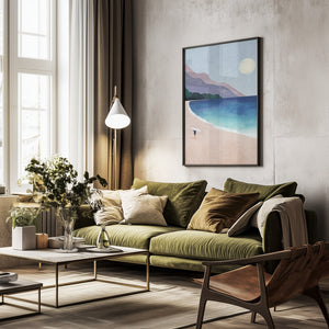 Tablou înramat „Surf Beach” de longwayhome