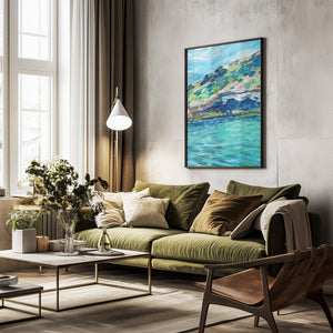 Tablou înramat „Palma” de Pauline Wegman | Key and Sea Creative